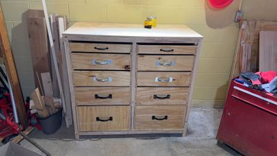 Jason McCalla's chest of drawers