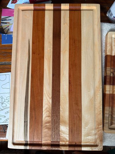 Kason McCalla's cutting board christmas gifts.