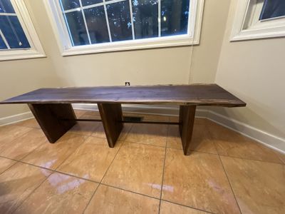 Christine Feldman's First woodworking project ever (with husband Rob)