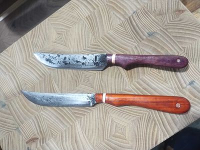 Alex Westen's set of knives for the bartenders at Queen City Bistro.